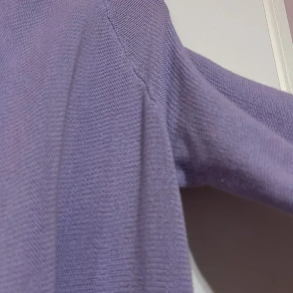 ✨FINAL HR TO BUY✨ Lilly Pulitzer Tatum Cardigan Lilac Verbana - Picture 6 of 13